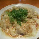 麺処　清水 - 皿ワンタン