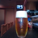 鮨楽こもり - 今日もいい泡!