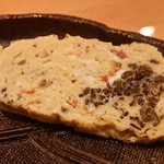 小料理 わみや - 【H28.8.31】ごま豆腐と布海苔とトマトの卵焼き。