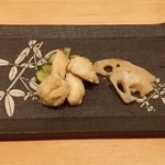 小料理 わみや - 【H28.8.31】鱧の南蛮漬け。