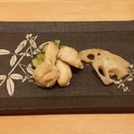 小料理 わみや - 【H28.8.31】鱧の南蛮漬け。