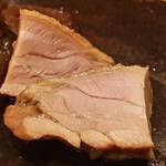 小料理 わみや - 【H28.8.31】山椒のパテドカンパーニュに松風地鶏。ゴーヤの甲州煮。