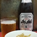 天賑 - 【H28.8.31】瓶ビール(中)６００円。