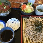 和信 - ミニ鉄火丼+大泉そば¥1,300