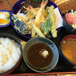 和信 - 天ぷら定食¥1,300