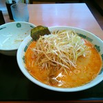 Hidakaya Hinoekimaeten - ピリ辛とんこつネギラーメン（白髭ネギを入れました）