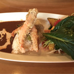 Shrimps - エビライスセット  1,380円
      (ドリンク、一口デザート付き)