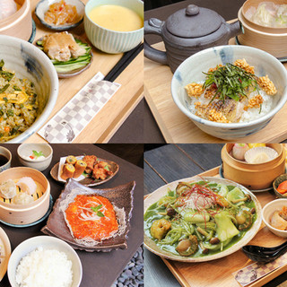 Specialty dishes made with authentic Uji tea