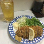 赤城 - 酎ハイ　アジフライ201607