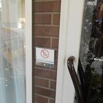 グッドタイムカフェ - 外観：嬉しい禁煙マーク