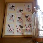 グッドタイムカフェ - 内観：入って右手の飾り棚には、マスターのこだわりの品