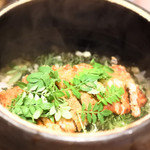 日本料理 晴山 - お食事 鱧の炊き込みご飯