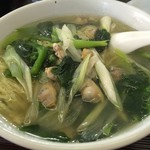 二代目彩鳳 - 週替わり麺のアサリラーメン