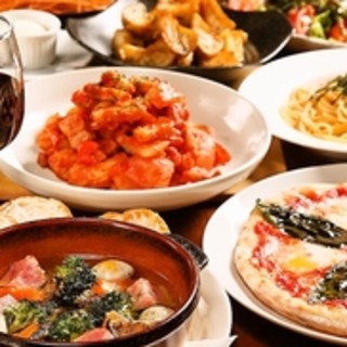 カジュアルイタリアンコース 料理8品 2h飲み放題 日 木曜日は2980円 休前日 12月は3500円 イタリアン居酒屋 にんたま屋台 池袋 イタリアン 食べログ