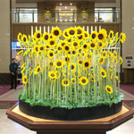 東京 芝 とうふ屋うかい - ホテルのロビーも夏でした