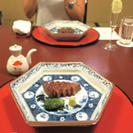 東京 芝 とうふ屋うかい - 特選和牛の炭火焼き