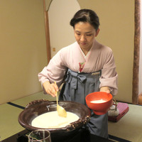 東京 芝 とうふ屋うかい - 豆水とうふのお時間になり・・