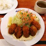 レストラン・サカキ - RESTAURANT SAKAKI ＠京橋 三陸産カキフライ １，２００円