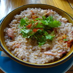 ポルトガル風ごはん。タコの炊き込み風ごはん。