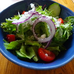 新鮮サラダ。