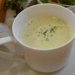 グッドタイムカフェ - サンドイッチプレート　　モッツアレラチーズ＆生ハム
      （ミニサラダ＋ミニスープ付）
      