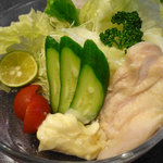鶏のサラダ