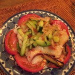 イスカンダル - 【2016.9初】タコとトマトのカルパッチョ　