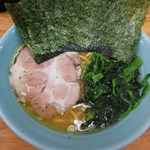 秀吉家 - ラーメン並 海苔増し・ほうれん草増し