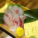 龍のおとし子 - 活!キビレの刺身(1,480円)