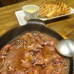 龍のおとし子 - ホタルイカの踊る鉄板焼き(680円)