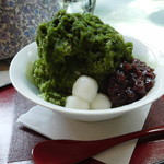 かき氷　宇治金時