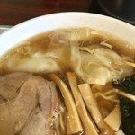 稲城 大勝軒 五一 - ワンタン中華麺 ワンタンアップ 2016.8月