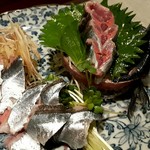 和の極 DE 一福 - 秋刀魚の刺身(2016.08)