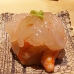 くろ﨑 - 2016.8.  北海道噴火湾産 牡丹海老 と 富山産 白海老