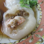 黄氏蝦仁肉圓 - 中身はこんな感じ