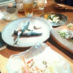 海力 - かんさんとアサみん用の新サンマの塩焼きです！