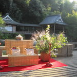 あさば - 由緒ある能舞台（この日は中秋の名月）