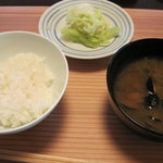 あさば - お味噌汁はしじみ