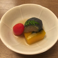 しら河 浄心本店 - ひつまぶしセット 小鉢
                野菜炊き合わせ