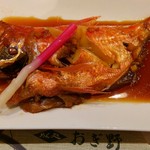 おぎ野 - 店主の気まぐれ金目鯛煮付け