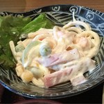 楽食堂 はいじ  - 定食のパスタサラダ