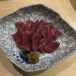 旬菜 おぐら家 - 馬肉燻製