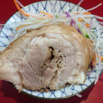 千里眼 - 追加豚1枚 90円 冷やし中華仕様