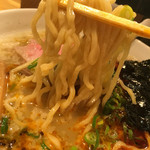 ふじ屋 NOODLE - ◉2016/08/29/MON #188 @背脂白醤油＋辛化 ¥900