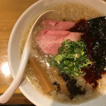 ふじ屋 NOODLE - ◉2016/08/29/MON #188 @背脂白醤油＋辛化 ¥900