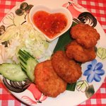 酒､タイ小皿､締めトムヤム 夜バナナ - 【New】タイ風さつまあげ
