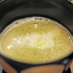 赤坂 詠月 - 冷たいお椀、冷やしとろろ仕立て...中に山葵を忍ばせて