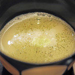 赤坂 詠月 - 冷たいお椀、冷やしとろろ仕立て...中に山葵を忍ばせて