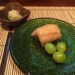旬膳甜酒 創庵 - 太刀魚南蛮漬け、新銀杏、鱧子塩辛