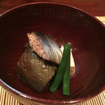 旬膳甜酒 創庵 - 秋茄子、鰊、しみ豆腐、いんげん豆の冷製